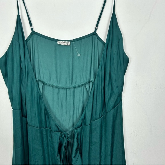 INTAMITELY FREE PEOPLE all my love shine wrap slip dress Q19 - Picture 6 of 7